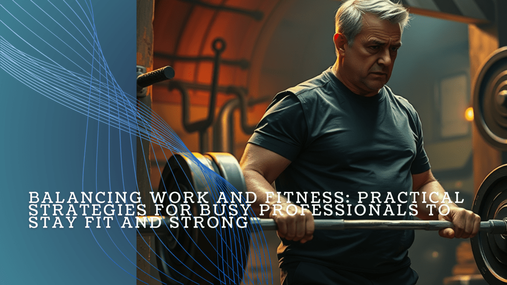 Balancing Work and Fitness: Practical Strategies for Busy Professionals to Stay Fit and&nbsp;Strong