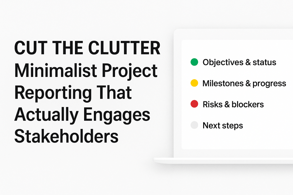Minimalist Project Reporting: How to Win Stakeholder Trust Without the&nbsp;Overload